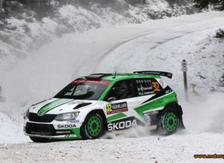 Pontus Tidemand leder WRC2 i Rally Sweden 2017 Pontus Tidemand leder WRC2 i Rally Sweden 2017