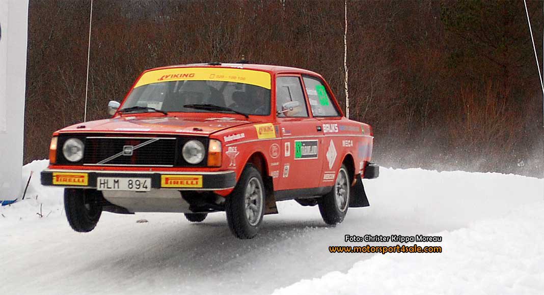 Arne Rådström kör för segern i Rally Sweden Historic 2017