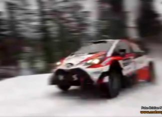 Filmklipp från SS9 Knon 1 i Rally Sweden 2017 Fullfartsklipp från SS9 Knon 1 i Rally Sweden 2017
