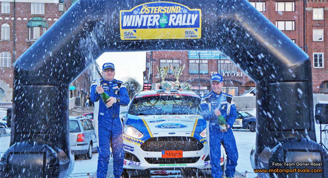 Daniel Röjsel upp i SM-ledning efter segern i Östersund