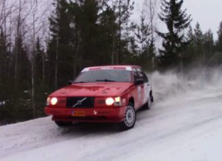Bilder från premiären i Rally-SM i Söderhamn