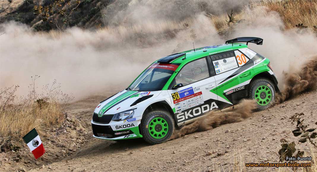Sekundledning för Pontus Tidemand inför avgörandet i Rally Mexico
