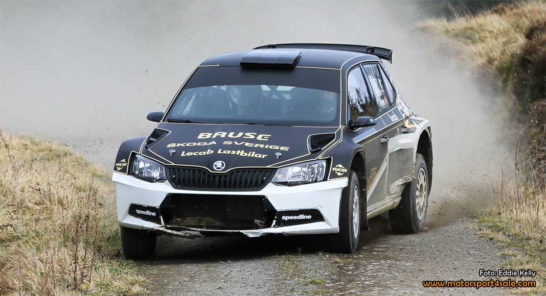 Fredrik Åhlin startar årets säsong i det Brittiska Rally Mästerskapet