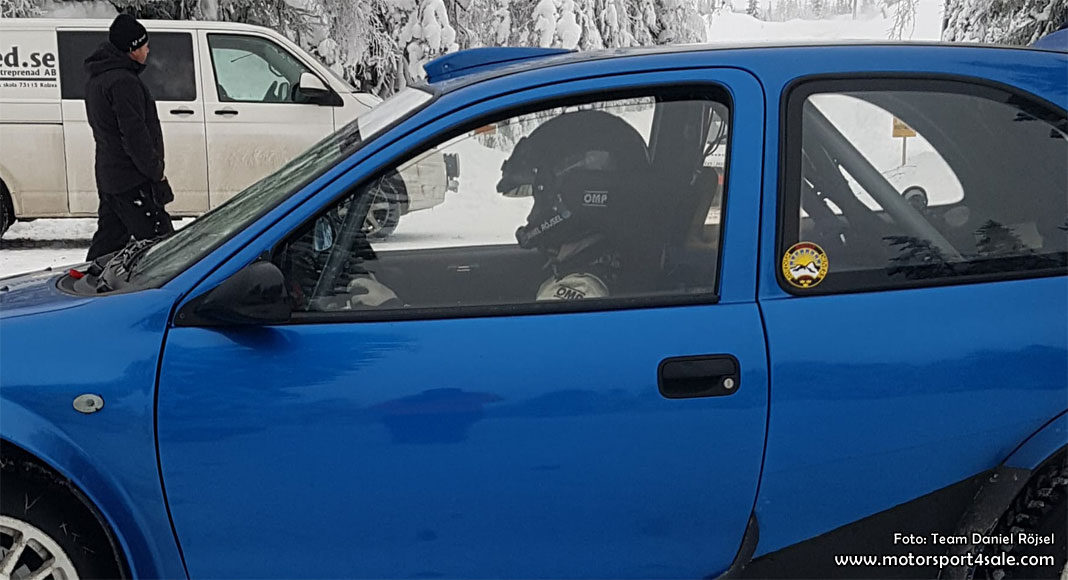 Daniel Röjsel till SM-premiären i en Kit Car-bil
