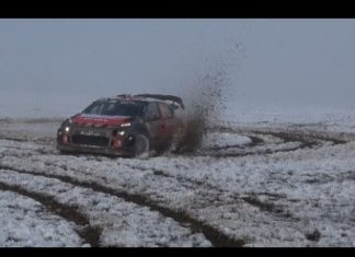 Vild attack in i vägbytet under Rallye Monte Carlo 2018