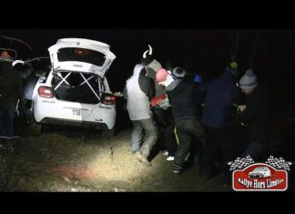 Avåkning, räckesnosning och hårnålssladdar från Rallye Monte Carlo SS2 2018