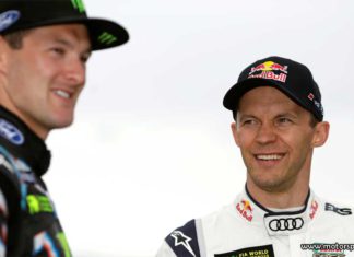 Andreas Bakkerud ny teamkompis med Mattias Ekström i EKS Audi Sport Andreas Bakkerud ny teamkompis med Mattias Ekström i EKS Audi Sport