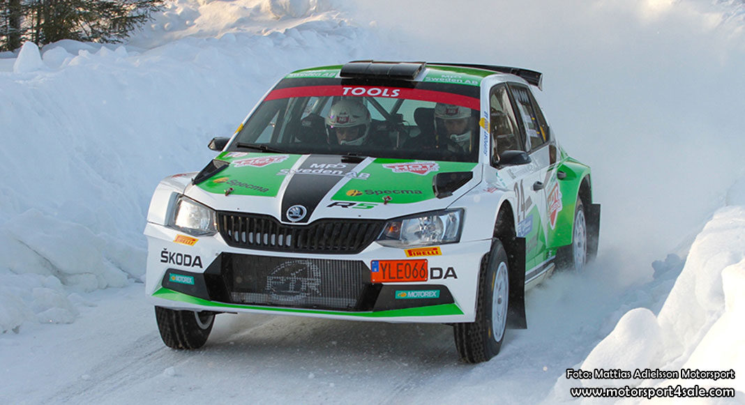 Mattias Adielsson får mäta sig med världens bästa WRC2-förare