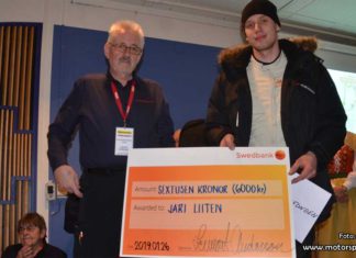 Bergslagsrallyts stipendium till junioren Jari Liiten Bergslagsrallyts stipendium till junioren Jari Liiten