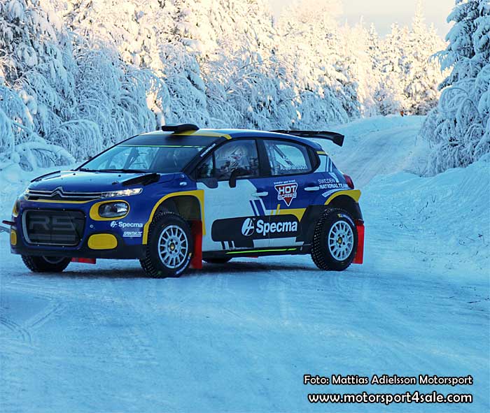 Mattias Adielssons nya Citroen C3 R5