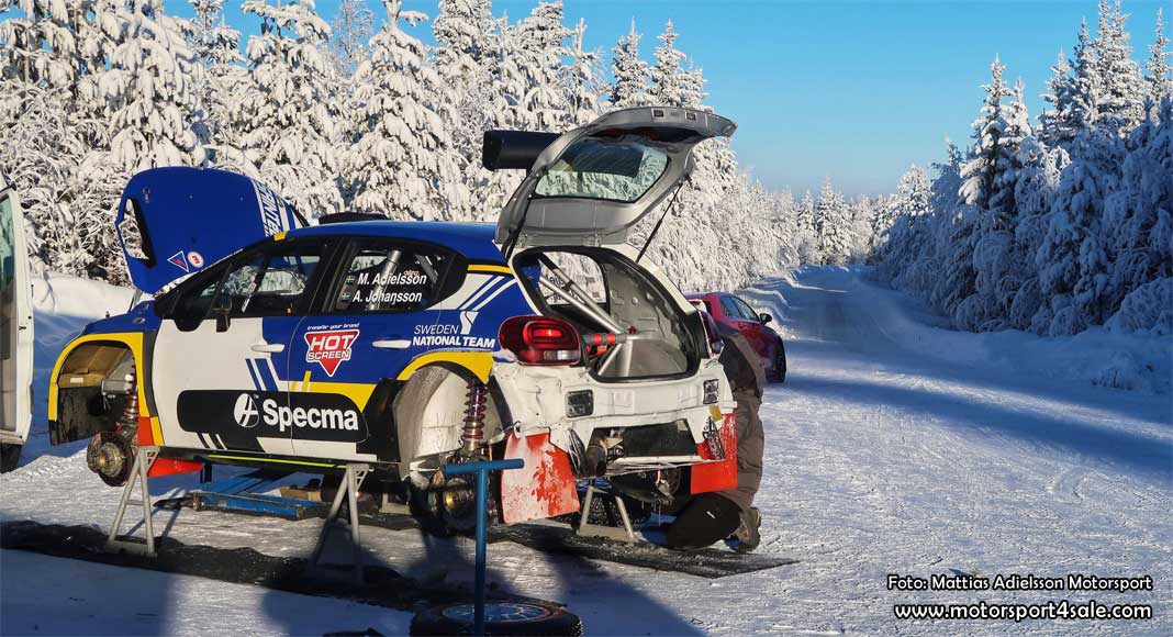 Regerande mästaren premiärkör sin nya Citroen C3 R5 i SM-veckan