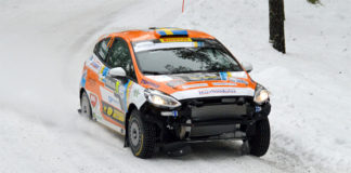 Dennis Rådström och Johan Johansson efter Rally Sweden 2019 Dennis Rådström och Johan Johansson efter Rally Sweden 2019
