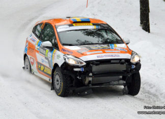 Dennis Rådström och Johan Johansson efter Rally Sweden 2019 Dennis Rådström och Johan Johansson efter Rally Sweden 2019