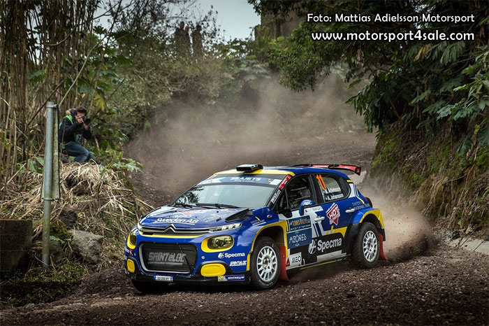 Azores Rallye blev en prövning för Mattias Adielsson