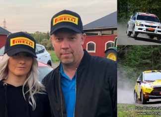 Far och dotter åker co-driver i South Swedish Rally Far och dotter åker kartläsare i South Swedish Rally