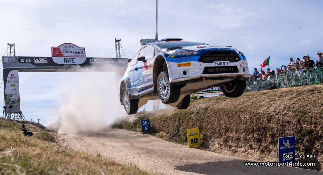 Emil Bergkvist och Patrik Barth WRC2-tvåa i Rally Portugal 2019