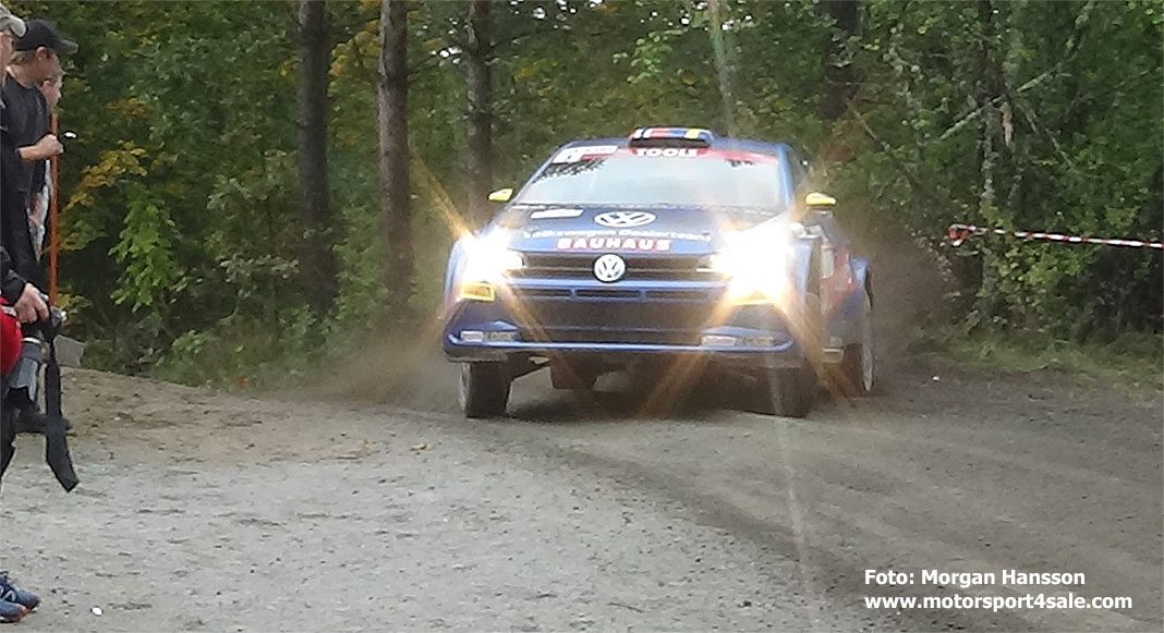 Johan Kristofferssons debutsäsong i rallyskogen slutade med SM-silver