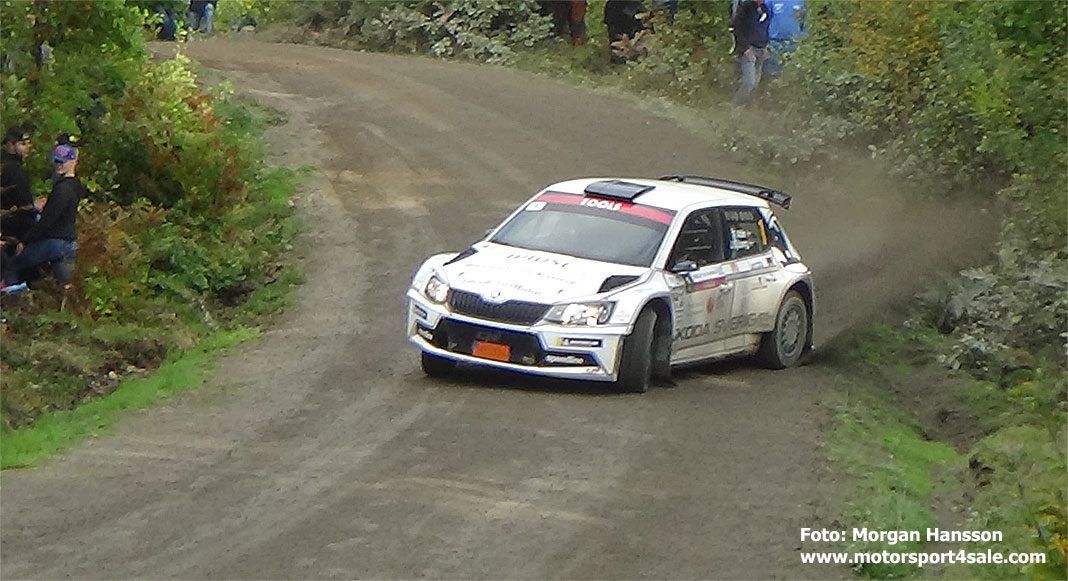 Fredrik Åhlin tog hem SM-finalen Rally Blekinge