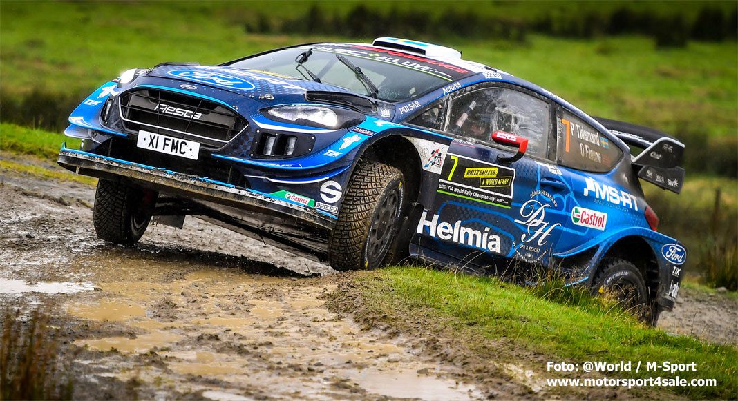 Pontus Tidemand om lördagen i Wales Rally GB