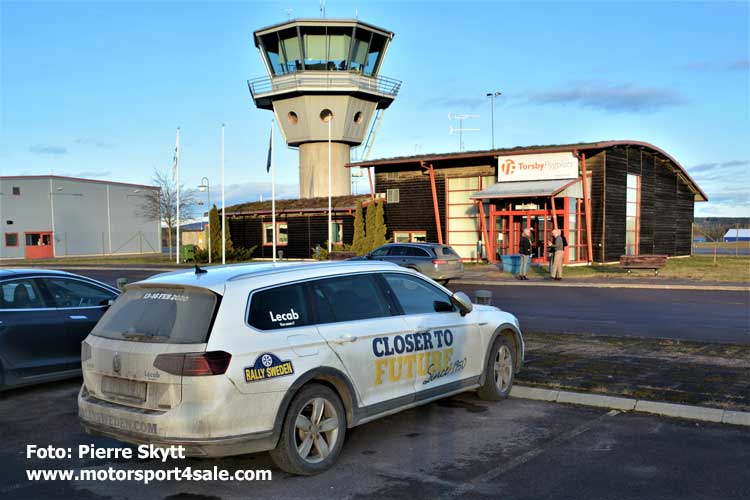Torsby Flygplats i januari