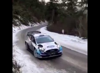 Greensmiths avåkning på SS3 i Monte Carlo 2020