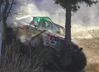 Här kraschar Klausner sin Audi Quattro inför Jänner Rallye 2020 Här kraschar Klausner sin Audi Quattro inför Jänner Rallye 2020