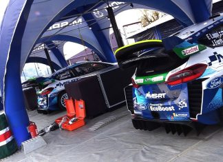 Stämningsklipp från Service park inför Rallye Monte Carlo