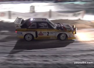 Sladdande drömbilar på is och snö från GP Ice Race Stig Blomqvist under GP Ice Race i Zeel am Zee 2020
