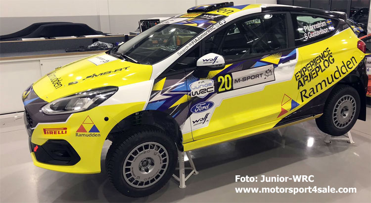 Här är Pontus Lönnströms nya Ford i J-WRC
