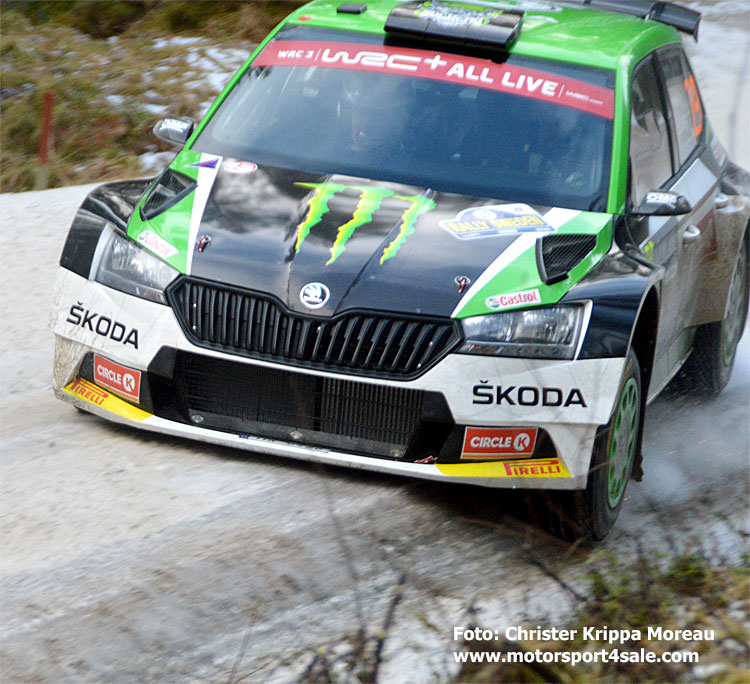 Oliver Solberg i Rally Sweden 2020