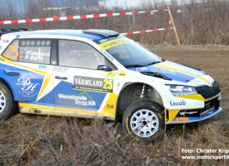 Pontus Tidemand trea i WRC2 i Rally Sweden