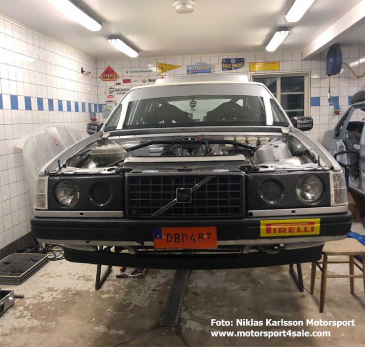 Niklas Karlssons Volvo har fått en översyn under vintern