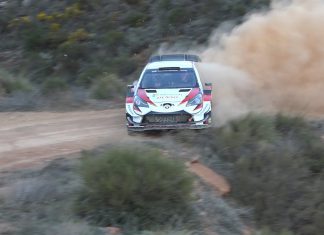 Kalle Rovanperä testar WRC-Yarisen inför Rally Mexico