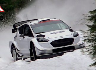 Teemu Suninen testar inför Rally Sweden 2020
