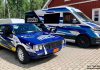Jonas Kruse inför Slottssprinten Rally Light 2020 Volvo 940 som Jonas Kruse ska köra i Slottssprinten