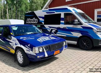 Volvo 940 som Jonas Kruse ska köra i Slottssprinten
