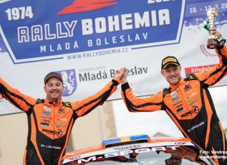 Dennis Rådström och Johan Johansson överlägsna i Rally Bohemia Dennis Rådström och Johan Johansson vann Rally Bohemia