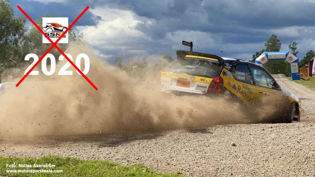 Sydsvenska Rallycupen 2020 ställs in