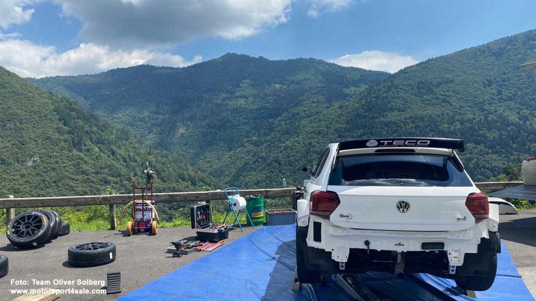 Oliver Solberg inför Rally di Roma Capitale