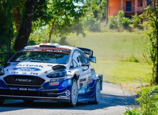 Teamen testar inför Rally di Roma Capitale