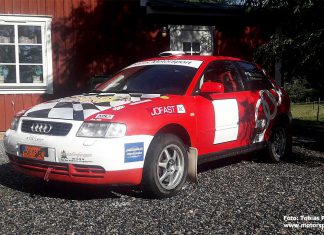 Tobias Petrini inför EMK-kannan 2020 Tobias Petrinis Audi A3