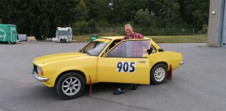 Bilder inför EMK-kannan den 12 september 2020 Peter Rådén med sin Opel Ascona B