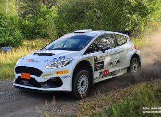 Först i mål som gäller för P-G Andersson i SM-finalen Först i mål som gäller för P-G Andersson i SM-finalen