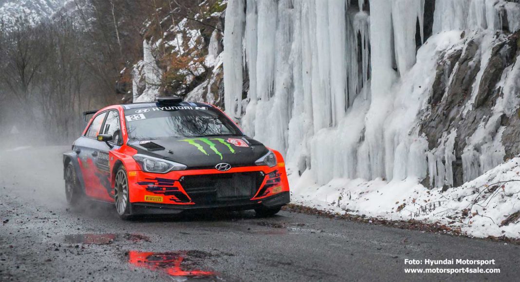 Oliver Solberg i Rallye Monte Carlo 2021