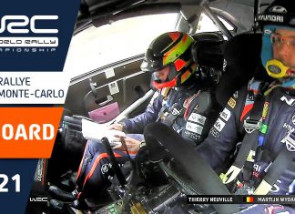 3 x Incar med WRC-teamen i Rallye Monte Carlo