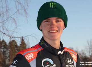 Oliver Solberg kör WRC-Hyundai i Arctic Rally Finland 2021 Oliver Solberg