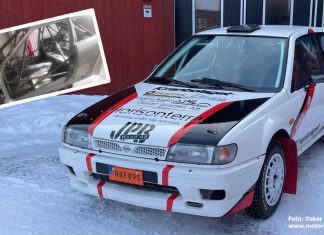 Oskar Sundell har köpt en Nissan och bygger ny rallybil Oskar Sundells Nissan Sunny