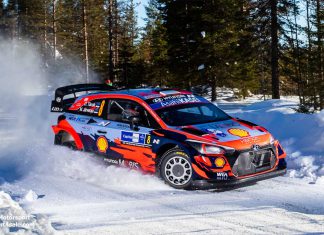 Ott Tänak bara en snöfloff från segern i Arctic Rally Finland Ott Tänak