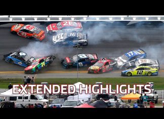Kraschfest när NASCAR-säsongen 2021 drog igång