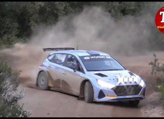 Oliver Solberg testar nya Hyundai i20 Rally 2 Oliver Solberg testar sin nya Hyundai i20 Rally2